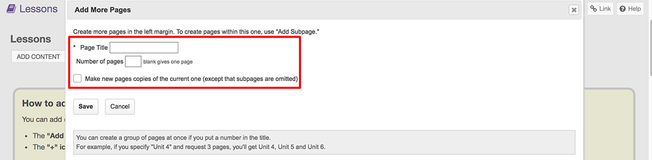 Manage Pages - OWL Help - Western University