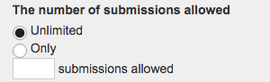 Number of submissions.