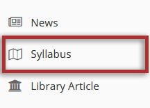 To access this tool, select the Syllabus from the Tool Menu of your site.